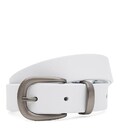 Жіночий шкіряний ремінь Borsa Leather 110s1genw156-white картинка, зображення, фото