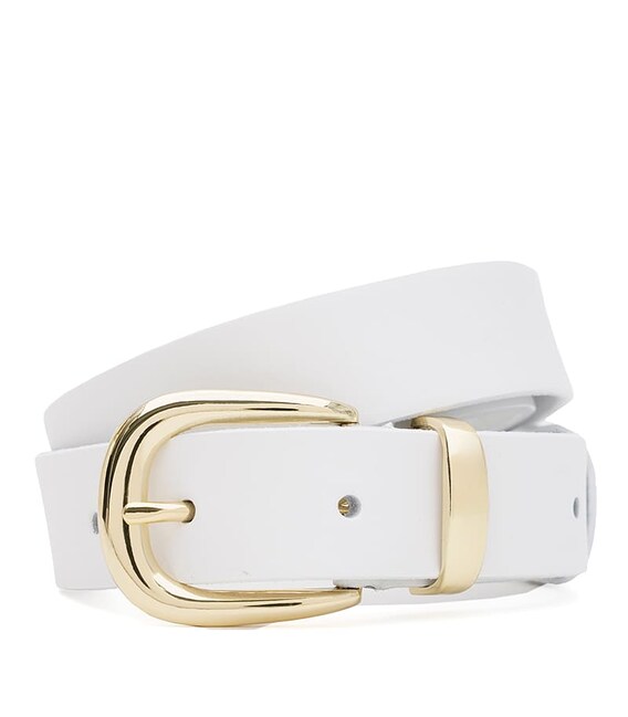 Женский кожаный ремень Borsa Leather 110g1genw155-white фото, картинка, изображение
