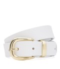 Жіночий шкіряний ремінь Borsa Leather 110g1genw155-white картинка, зображення, фото