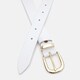 Женский кожаный ремень Borsa Leather 110g1genw155-white фото