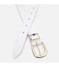 Женский кожаный ремень Borsa Leather 110g1genw155-white фото, картинка, изображение