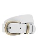 Жіночий шкіряний ремінь Borsa Leather 100b1genw154-white картинка, зображення, фото