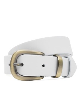 Женский кожаный ремень Borsa Leather 100b1genw154-white фото, картинка, изображение