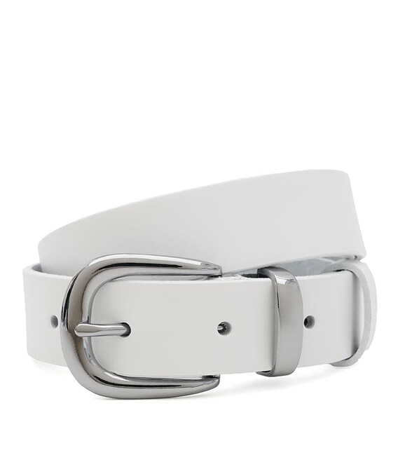 Женский кожаный ремень Borsa Leather 100x1genw153-white фото, картинка, изображение