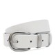 Жіночий шкіряний ремінь Borsa Leather 100x1genw153-white картинка, зображення, фото