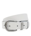 Жіночий шкіряний ремінь Borsa Leather 100x1genw153-white картинка, зображення, фото