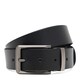 Мужской кожаный ремень Borsa Leather 125v1fx109-black фото