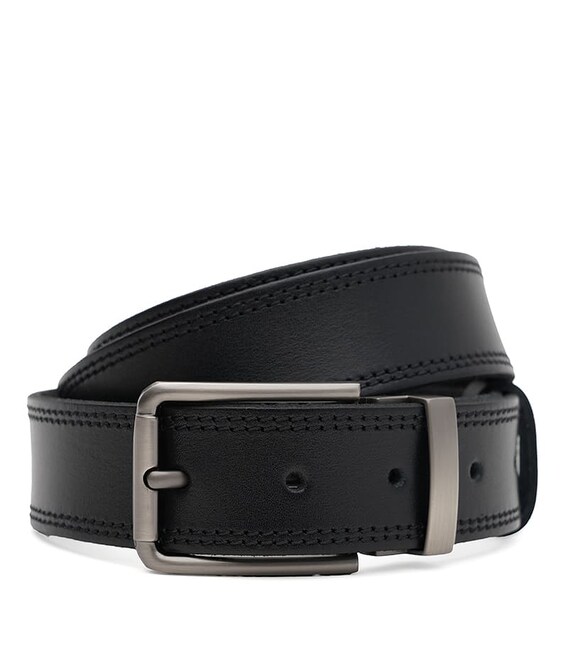 Чоловічий шкіряний ремінь Borsa Leather 125v1fx108-black картинка, зображення, фото