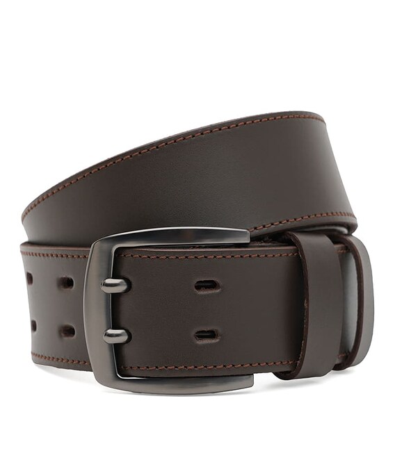 Чоловічий шкіряний ремінь Borsa Leather 115v1fx116-brown картинка, зображення, фото