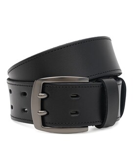 Мужской кожаный ремень Borsa Leather 115v1fx113-black фото, картинка, изображение