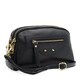 Женская кожаная сумка Borsa Leather K11670bl-black фото