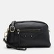 Женская кожаная сумка Borsa Leather K11670bl-black фото