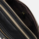 Женская кожаная сумка Borsa Leather K11670bl-black фото