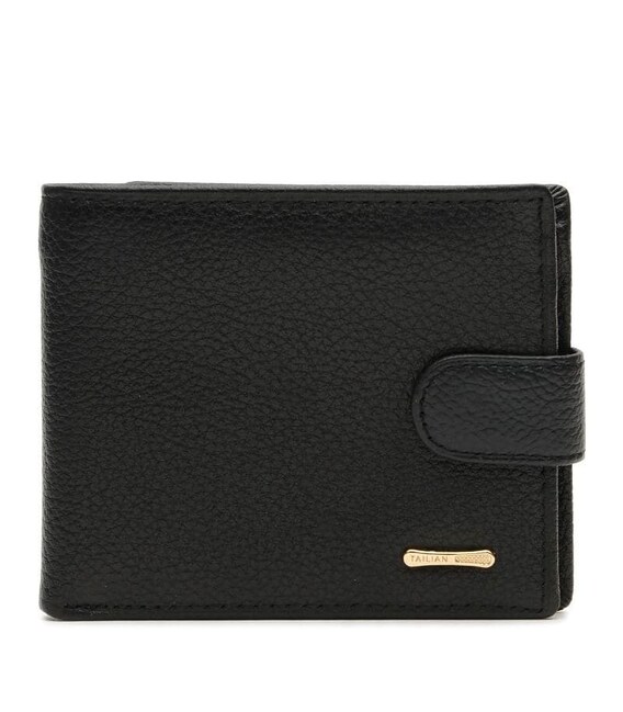 Мужской кожаный кошелек V1T120D-197-BE-black фото, картинка, изображение