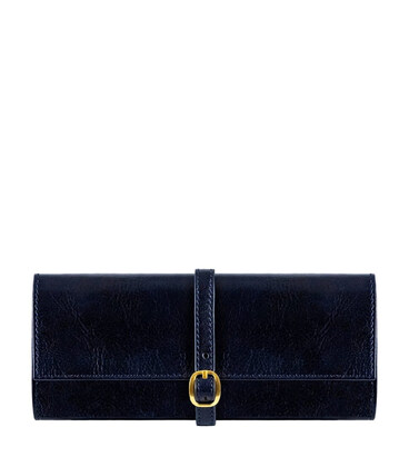 Шкіряний жіночий дорожній ювелірний футляр Madame Bovary - синій Time Resistance 5240901 фото, картинка, изображение