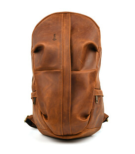 Чоловічий шкіряний рюкзак рудий крейзі хорс RB-7340-3md TARWA фото, картинка, изображение