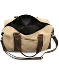 Дорожня спортивна сумка TARWA RCs-0320-4lx з пісочного канвасу та шкіри крейзі хорс фото, картинка, изображение