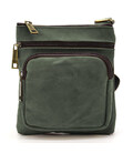 Сумка чоловіча через плече шкіряна crazy horse TARWA Зелений (RЕ-1342-2-3md) картинка, зображення, фото