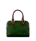 Жіноча шкіряна сумка-бочка - Little Dorrit - Зелений колір - Time Resistance 5243301 картинка, зображення, фото
