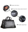 Дорожня сумка SHVIGEL 11120 шкіряна Чорна картинка, зображення, фото