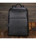 Шкіряний рюкзак для ноутбука на два відділи Vintage 20906_1 Чорний картинка, зображення, фото