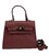 Небольшая классическая кожаная сумочка Firenze Italy F-IT-9866DR фото, картинка, изображение