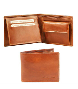 Ексклюзивний шкіряний гаманець для чоловіків із відділенням для монет Tuscany TL140763 фото, картинка, изображение