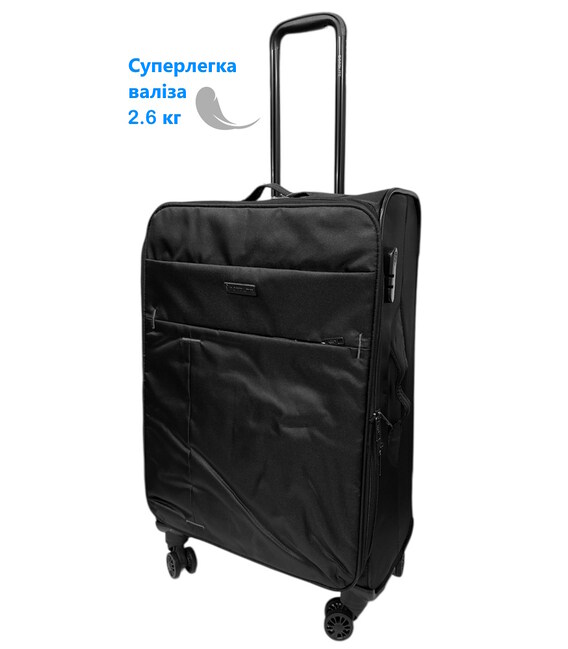 Чемодан Bordlite JB 2068 средний M черный фото, картинка, изображение