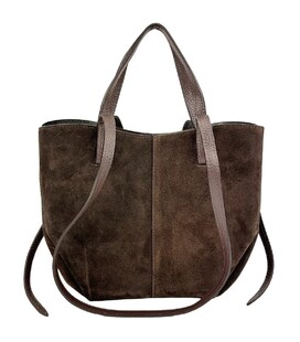 Замшевая сумка средних размеров Firenze Italy F-IT-7888DB фото, картинка, изображение