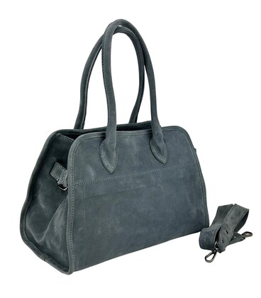 Замшевая классическая женская сумка Firenze Italy F-IT-8667G фото, картинка, изображение