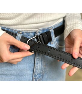 Класичний чорний ремінь 7096 картинка, зображення, фото