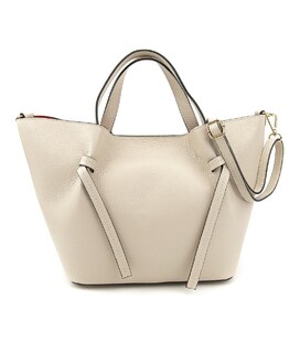 Классическая кожаная женская сумка бежевая Firenze Italy F-IT-7632B фото, картинка, изображение