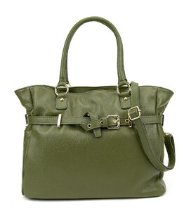 Повседневная женская сумка с акцентным ремешком Firenze Italy F-IT-7638OL фото, картинка, изображение