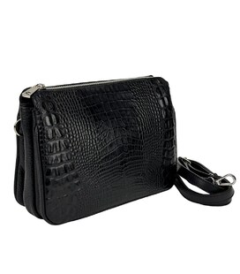 Женская каркасная сумочка с тиснением под репитилию Firenze Italy F-IT-9871A фото, картинка, изображение
