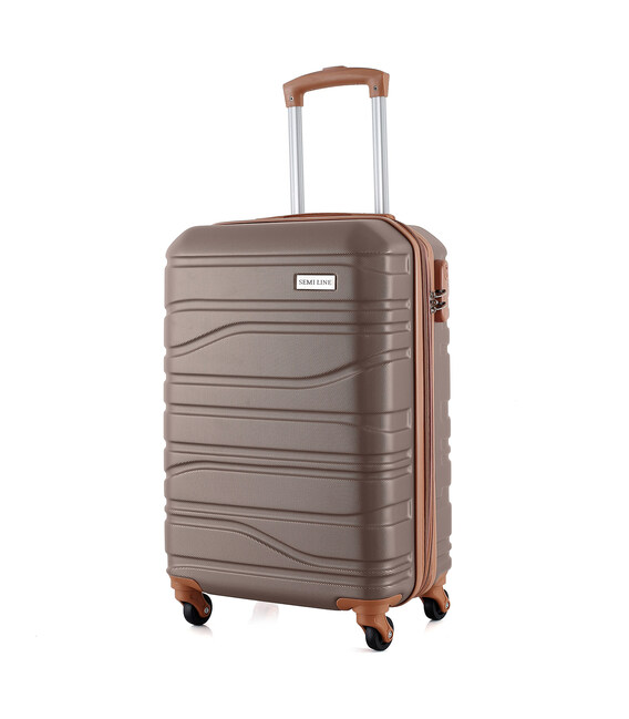 Валіза Semi Line 20" (S) Graphite/Brown (T5689-1) картинка, зображення, фото