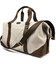 Дорожня спортивна сумка TARWA RCj-0320-4lx з канвас бежь та шкіри крейзі хорс фото, картинка, изображение