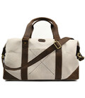 Дорожня спортивна сумка TARWA RCj-0320-4lx з канвас бежь та шкіри крейзі хорс фото, картинка, изображение