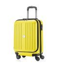 Чемодан Xberg маленький S желтый матовый фото, картинка, изображение