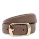 Женский кожаный ремень Borsa Leather CV1ZK158-goldtaupe фото