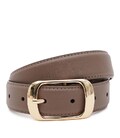 Женский кожаный ремень Borsa Leather CV1ZK158-goldtaupe фото, картинка, изображение