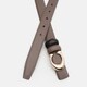 Женский кожаный двусторонний ремень Borsa Leather CV1ZK-119t-taupe/black фото