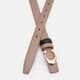 Женский кожаный двусторонний ремень Borsa Leather CV1ZK-119be-beige/black фото