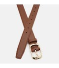 Жіночий шкіряний ремінь Borsa Leather CV1ZK158-goldbrown картинка, зображення, фото
