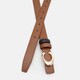 Женский кожаный двусторонний ремень Borsa Leather CV1ZK-119br-brown/black фото