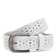 Женский кожаный ремень Borsa Leather CV1ZK-040w-white фото