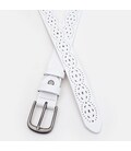 Женский кожаный ремень Borsa Leather CV1ZK-040w-white фото, картинка, изображение