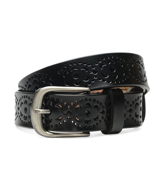 Женский кожаный ремень CV1ZK-040-black фото, картинка, изображение