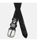 Женский кожаный ремень CV1ZK-040-black фото, картинка, изображение