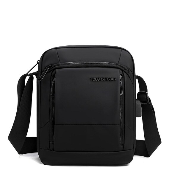 Мужской текстильный мессенджер с ручкой Confident AT08-1100-30A фото, картинка, изображение