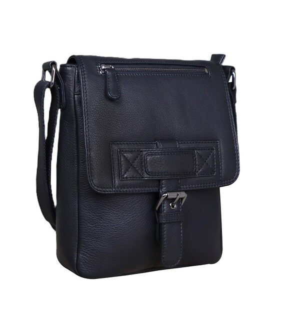 Мужской мессенджер из натуральной кожи Tavinchi R-6163A фото, картинка, изображение